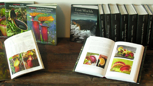Samling af flotte bøger om planter